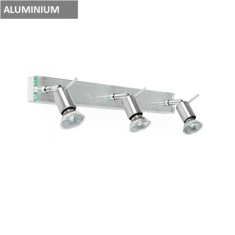 Wall lamp - spotlight 3xGU10 aluminium