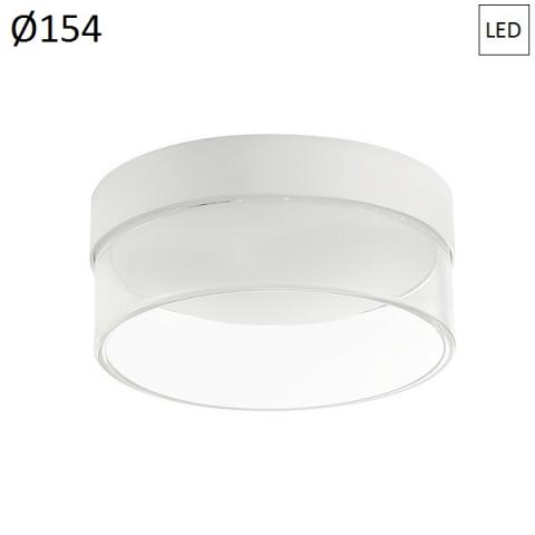 Ceiling Lamp Ø154mm LED 15W 3000K White/Transparent