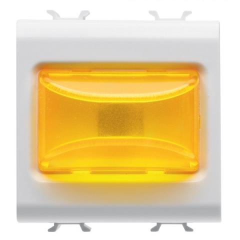 Indicator LED lamp 12V ac/dc/ 230V ac 50/60Hz - amber