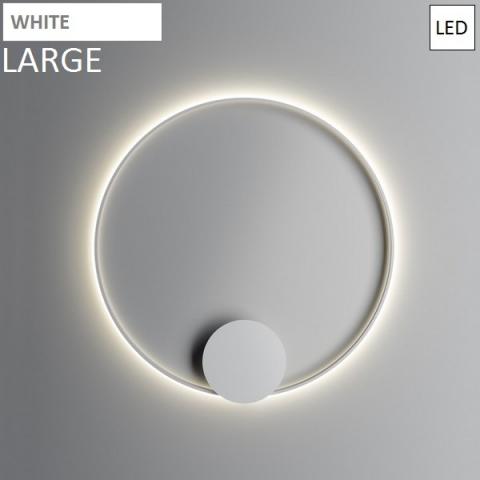 Аплик/Плафон Ø110cm LED бял 