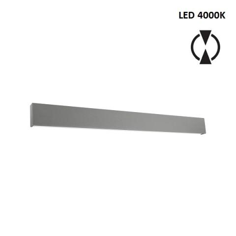 Wall light L - LED 28W 4000K - beton grey