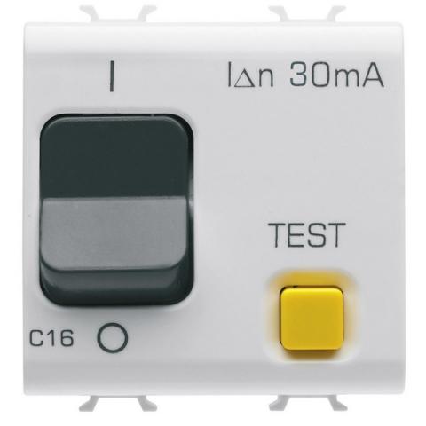 Residual miniature circuit breaker 1P+N 16A 30mA 3kA 230V AC