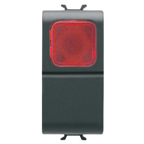 PUSH-BUTTON 1P NO 16A ILLUMINABLE - RED