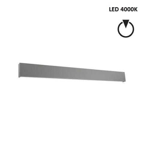 Аплик L - LED 28W 4000K - бетоново сив