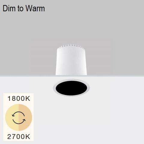 Fixed downlight Perfetto-in 70 LED 12W DIM TO WARM 1800-2700K 38° IP43  