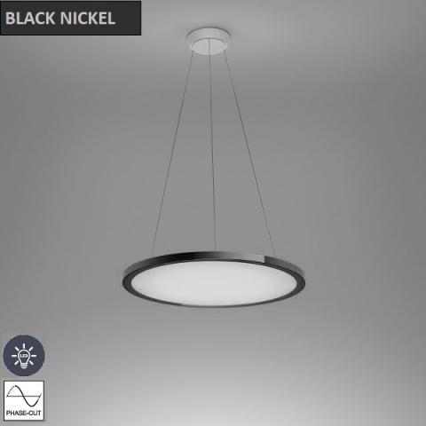 Suspension Ø477mm LED black nickel