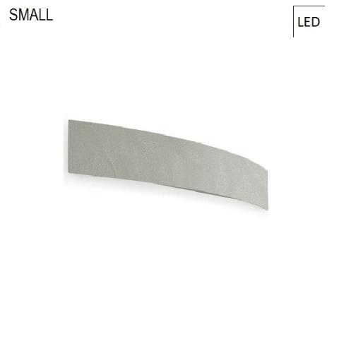 Wall light 40cm LED 15W IP40 beton grey