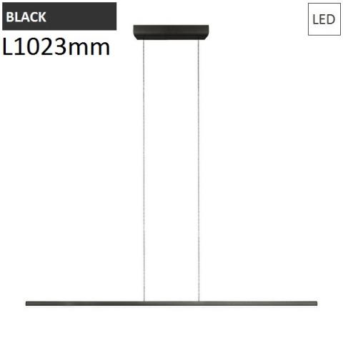 PENDANT L1023 54W LED 3K BLACK