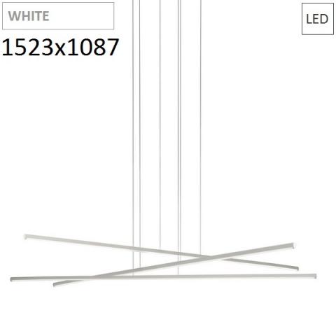 PENDANT 1523x1087mm 34W LED 3K White