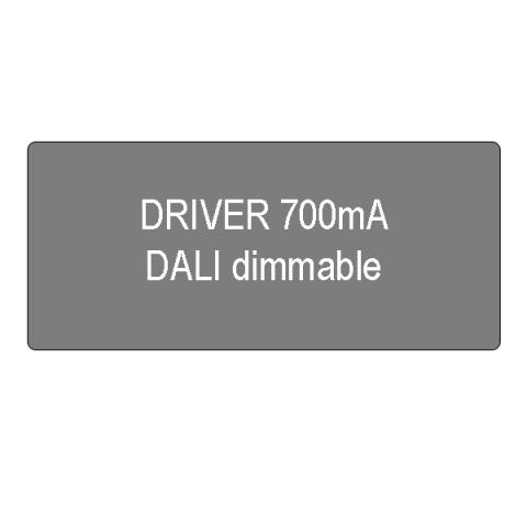 Driver 700mA DALI dimmable