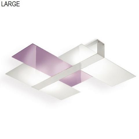 Ceiling light 88cm 3xE27 max 57W white-lilac