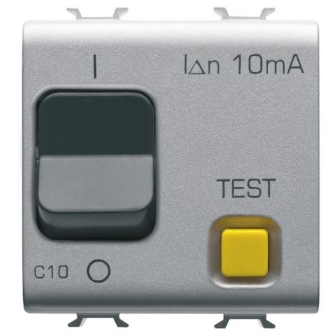 Residual miniature circuit breaker 1P+N 10A 10mA 3kA 230V AC