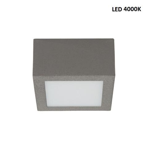 Ceiling light S - LED 7W 4000K - beton grey