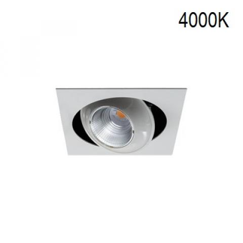 Single multi-directional downlight MINIKYCLOS-IN 1X18/24W LED 4000K 