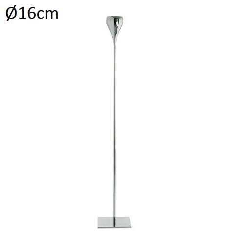 Floor Lamp H189cm Ø16cm Chrome