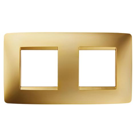Рамка ONE International 2+2 хоризонтална - Gold