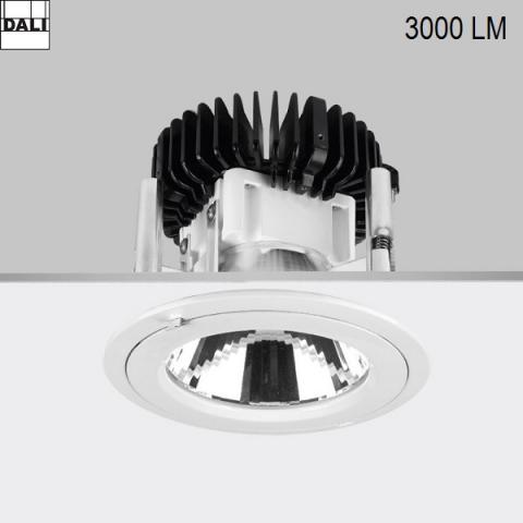 Downlight Ra 18 DIXIT LED Fortimo DLM 34W 3000K DALI white