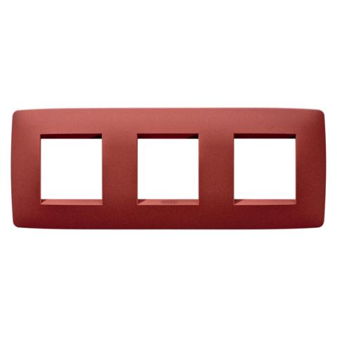 ONE International 2+2+2 gang horizontal plate - Ruby