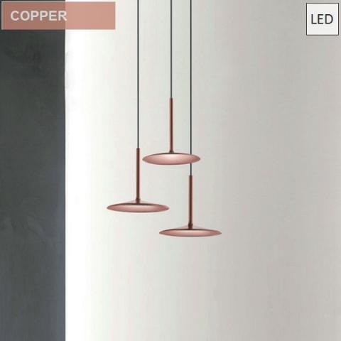 Pendant Ø250 LED 19W 3000K copper
