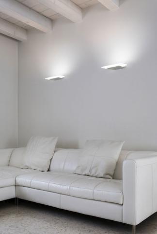 Wall light 15cm LED 7W IP40 white