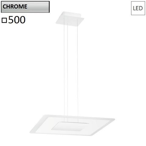 Пендел 500x500 LED 40W  хром