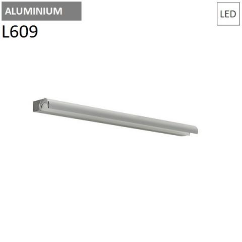 Wall lamp L609mm 12W LED Polished Aluminium
