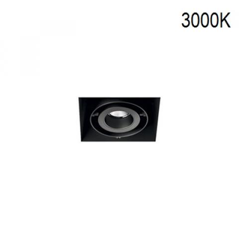 Single multi-directional downlight KARDAN-TL 1X12/18W LED 3000K 