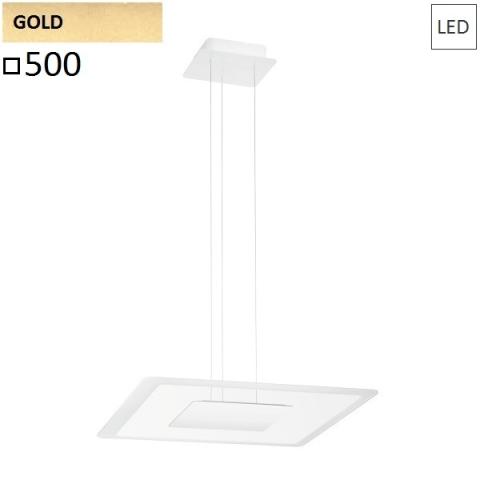 Пендел 500x500 LED 40W злато