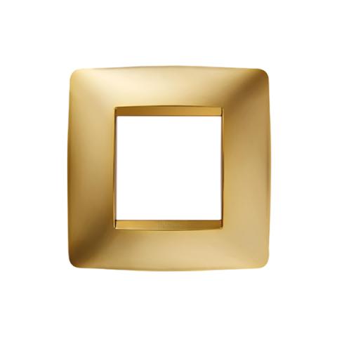 Рамка ONE International 2 модула - Gold