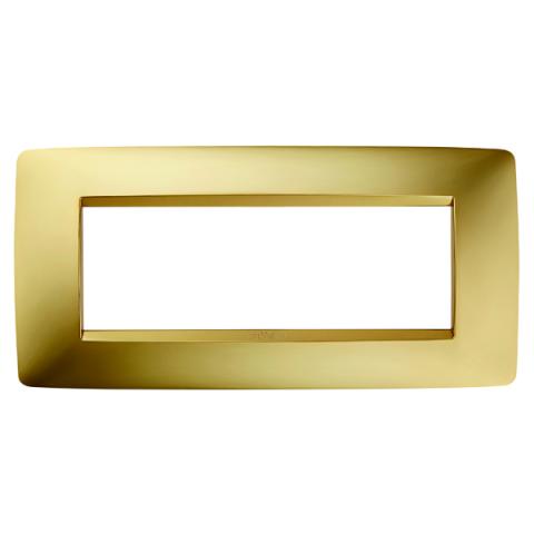 ONE 6-gang plate Gold