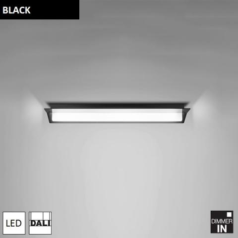 Плафон 1000mm LED DALI черен 