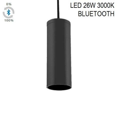 Suspension PERFETTO COMPACT-S LED 26W 3000K BLUETOOTH black
