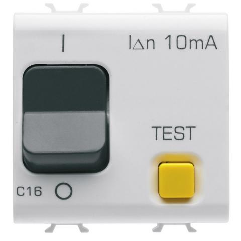 Residual miniature circuit breaker 1P+N 16A 10mA 3kA 230V AC