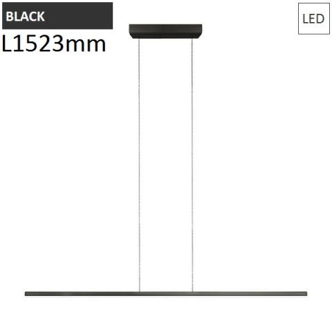 PENDANT L1523 18W LED 3K Black