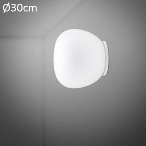 Wall/ceiling lamp Ø30cm E27 White