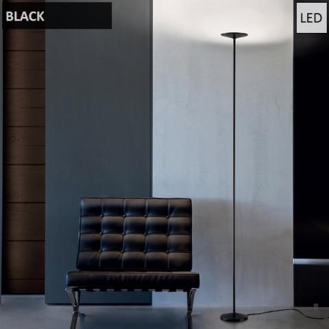 Floor lamp Ø175 LED 25W 3000K white black